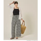 ワイドパンツ レディース 柄パンツ | coca | 詳細画像4 