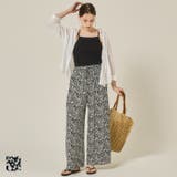 ワイドパンツ レディース 柄パンツ | coca | 詳細画像1 