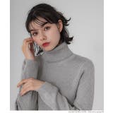 ［Lt.gray］ | 極上タートルネック | coca