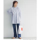 フロントボタンギャザーチュニック | coca | 詳細画像11