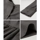 フロントボタンギャザーチュニック | coca | 詳細画像18