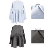 フロントボタンギャザーチュニック | coca | 詳細画像19