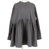 フロントボタンギャザーチュニック | coca | 詳細画像3