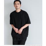 ［Black］ | メンズ 4wayストレッチクルーネックプルオーバー | coca