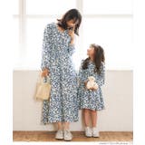 キッズ 親子お揃いシルエットフラワーワンピース | coca | 詳細画像8 