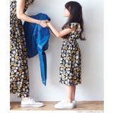 キッズ 親子お揃い袖フリルフラワーワンピース | coca | 詳細画像11 