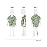 キッズ ミニリーフ＆フェザー柄アロハシャツ | coca | 詳細画像15 