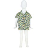 キッズ ミニリーフ＆フェザー柄アロハシャツ | coca | 詳細画像3 