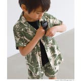 キッズ 親子お揃いリーフ柄リゾートアロハシャツ | coca | 詳細画像12 