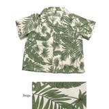 キッズ 親子お揃いリーフ柄リゾートアロハシャツ | coca | 詳細画像16 