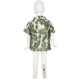 キッズ 親子お揃いリーフ柄リゾートアロハシャツ | coca | 詳細画像5 