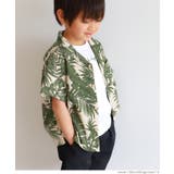 キッズ 親子お揃いリーフ柄リゾートアロハシャツ | coca | 詳細画像8 