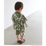 キッズ 親子お揃いリーフ柄リゾートアロハシャツ | coca | 詳細画像10 