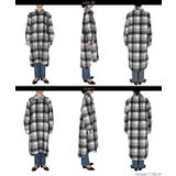 ブロックチェックビックアウター | coca | 詳細画像17 