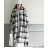 ブロックチェックビックアウター | coca | 詳細画像9 