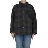 起毛チェック柄ビッグシャツ | coca | 詳細画像4 