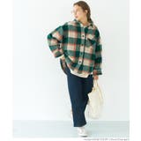 起毛チェック柄ビッグシャツ | coca | 詳細画像7 