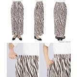 ベロアプリーツゼブラスカート | coca | 詳細画像12 