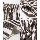 ベロアプリーツゼブラスカート | coca | 詳細画像13 