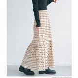 プリーツ切り替えロングスカート レディース | coca | 詳細画像14
