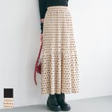 プリーツ切り替えロングスカート レディース | coca | 詳細画像1