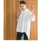 ［White］ | シアサッカーストライプオーバーサイズシャツ | coca