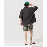 メンズゴブラン織リーフ柄ショートパンツ | coca | 詳細画像6 