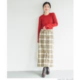 ジップ付柄ボアスカート レディース | coca | 詳細画像12