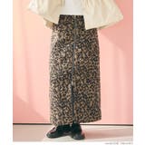 ［B］ | ジップ付柄ボアスカート レディース | coca
