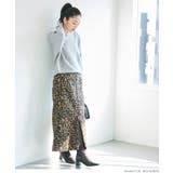 ジップ付柄ボアスカート レディース | coca | 詳細画像9