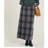 ［Black］ | バックファスナーアイラインスカート | coca