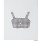 ハートボタンチェックビスチェ | coca | 詳細画像15