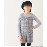 ［Gray］ | ハートボタンチェックビスチェ | coca