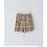 ハートボタンチェックショーパン | coca | 詳細画像16