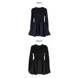 エンボスドッキングフレアニット | coca | 詳細画像15 