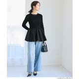 エンボスドッキングフレアニット | coca | 詳細画像8 