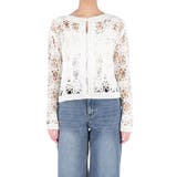 鍵編みノーカラーカーディガン レディース | coca | 詳細画像3 