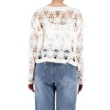 鍵編みノーカラーカーディガン レディース | coca | 詳細画像5 