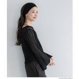 フレアスリーブクロシェニット | coca | 詳細画像14 