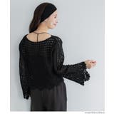 フレアスリーブクロシェニット | coca | 詳細画像16 