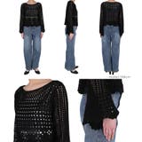 フレアスリーブクロシェニット | coca | 詳細画像19 