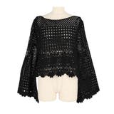 フレアスリーブクロシェニット | coca | 詳細画像3 