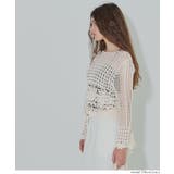 フレアスリーブクロシェニット | coca | 詳細画像10 