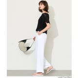 フレアスリーブクロシェ半袖ニット | coca | 詳細画像13