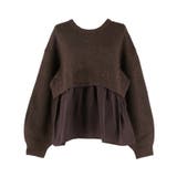＼26aw新色登場／レイヤード風ドッキングギャザーニット | coca | 詳細画像19 