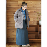 【洗える】 Aラインカールネック中綿コート | coca | 詳細画像23 