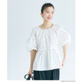 〈26ss新色登場〉パリフワバックリボンブラウス | coca | 詳細画像14 