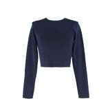 スタイルアップを叶えるクロップド丈ニットトップス | coca | 詳細画像4