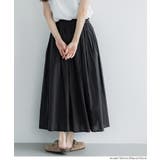 [Black] | 【26ss新色登場】コットンボイルスカート | coca