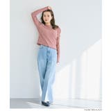 クレープシャーリングパフスリーブトップス | coca | 詳細画像20 